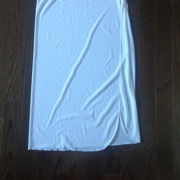 Brand New Long White Swim Wrap Sarong Coverup - Picture 2 of 3